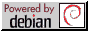 Powered by Debian 88x31 GIF badge